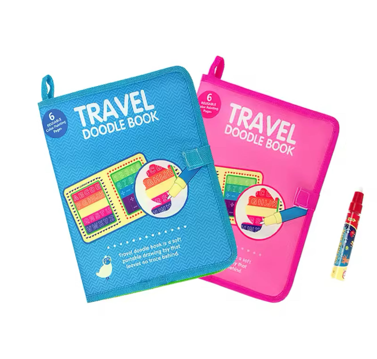 Travel doodle book