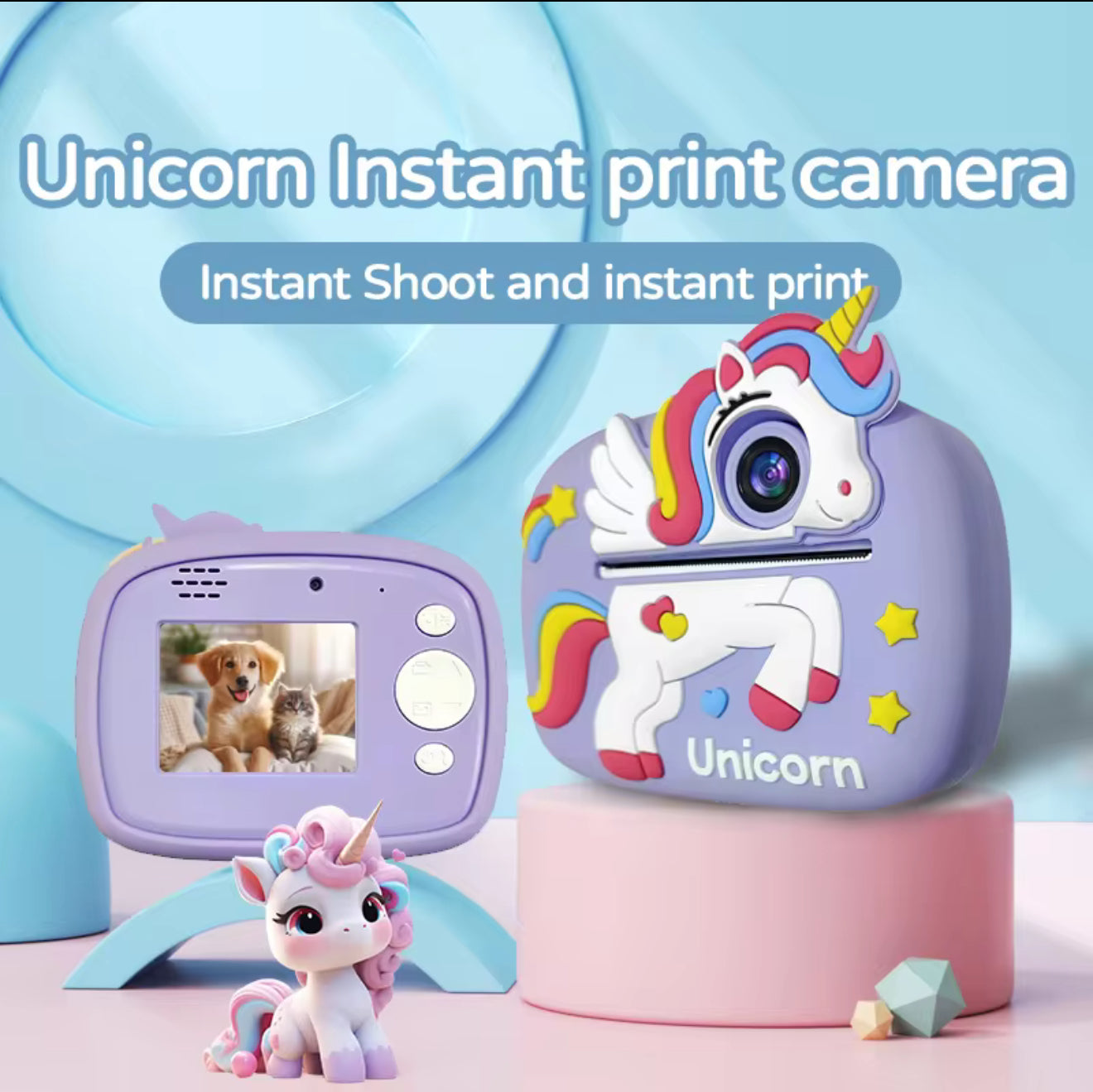 Instant print camera