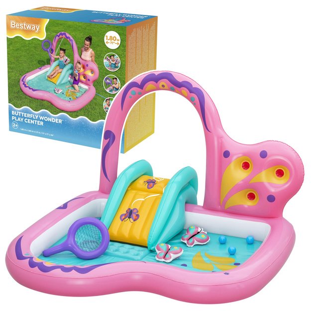 BESTWAY 53175 BUTTERFLY WONDER PLAY CENTER WATER PLAYGROUND