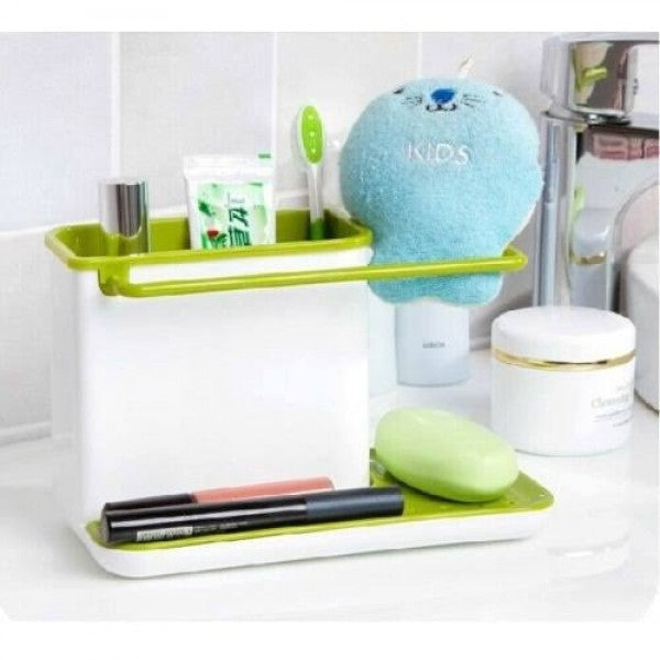 Kitchen set with soap dispenser