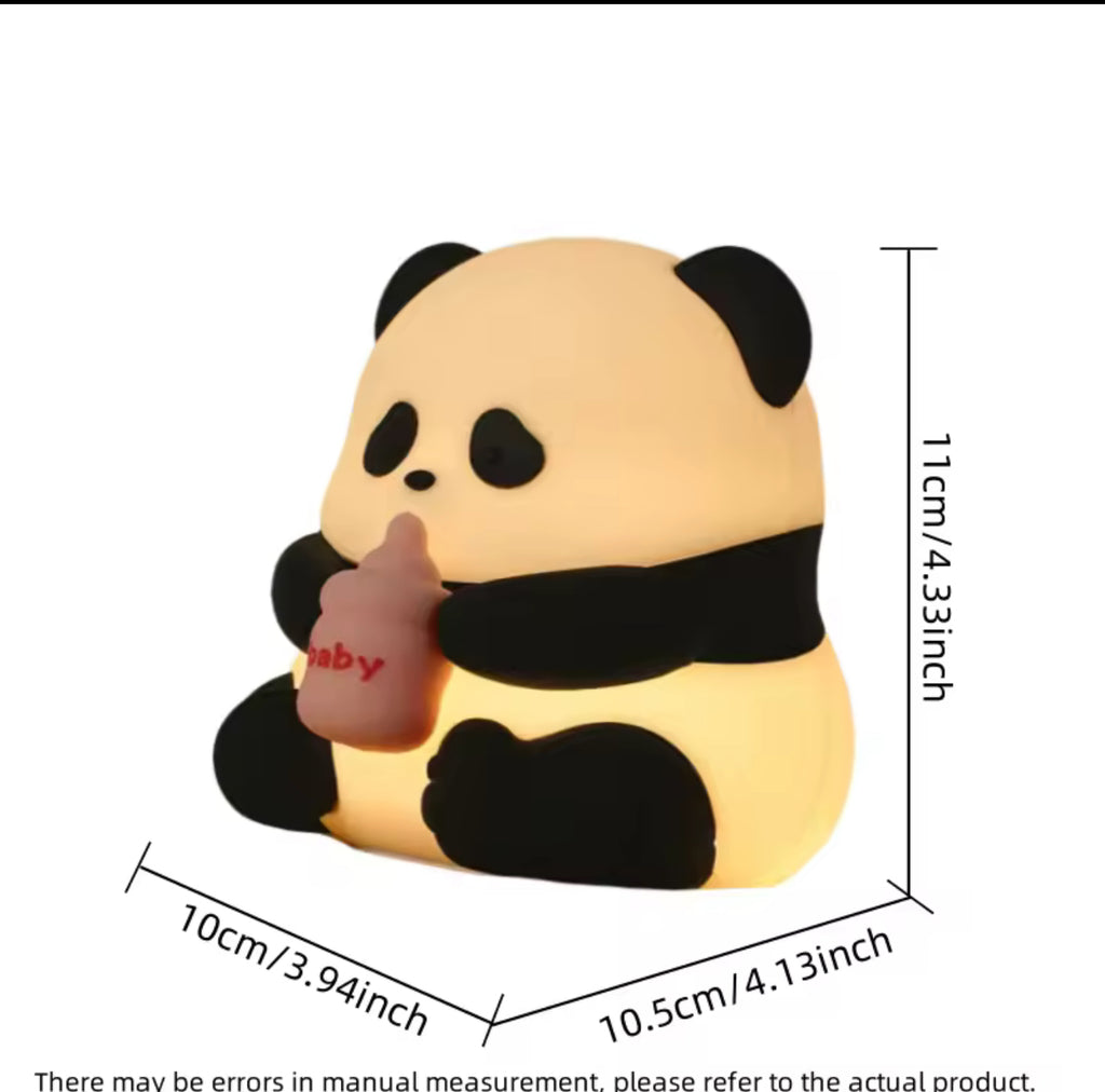 Feeding panda silicone lamp