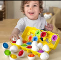 Shape sorting eggs