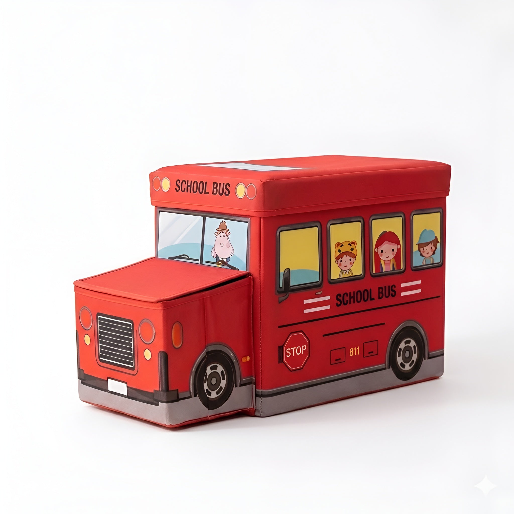 Kids Vehicle Storage Box Organizer