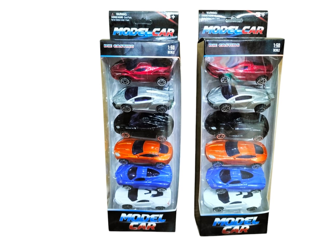 Mini Die Cast Pack of 6 Cars