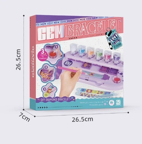 DIY gem bracelet