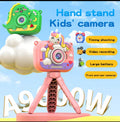 Hand stand kids camera