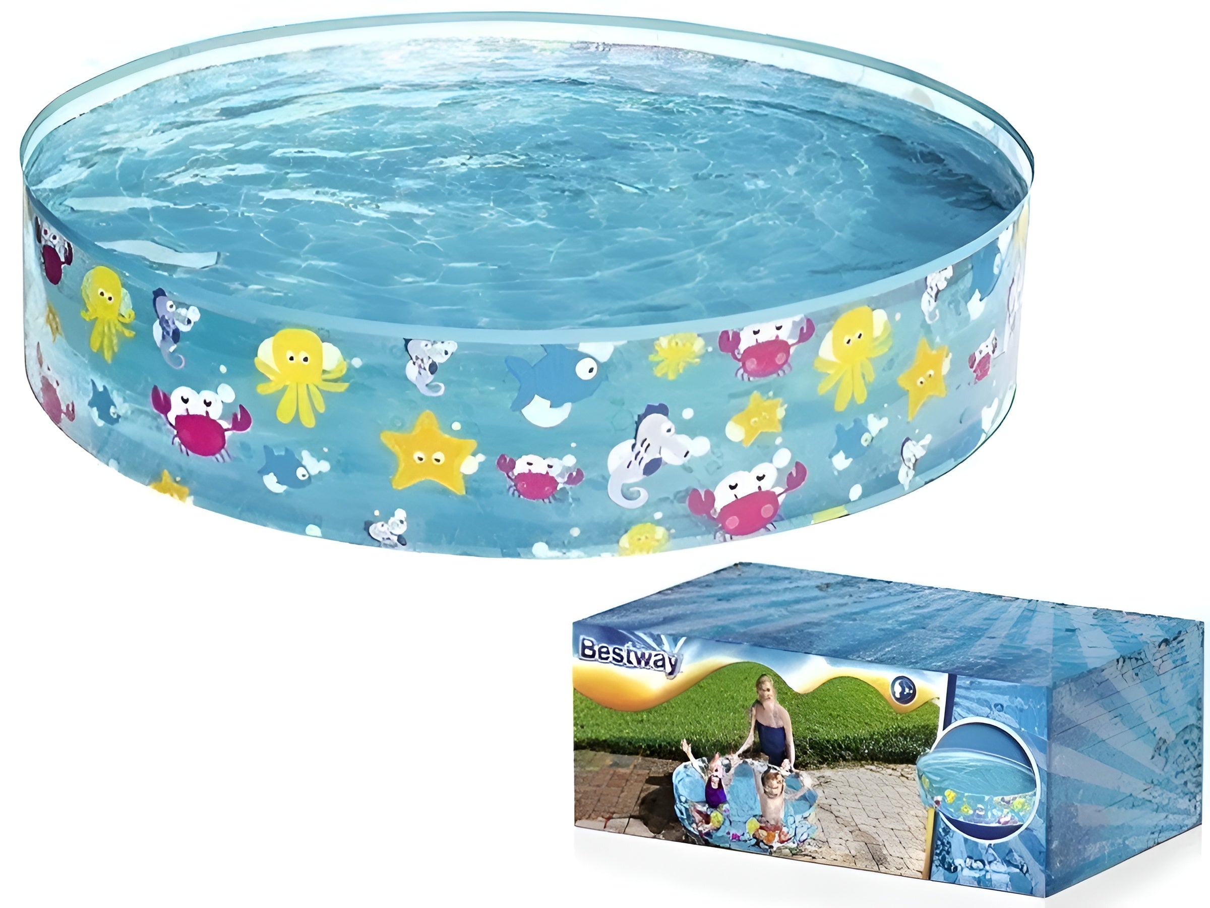 Bestway Fill 'N Fun Sparking Sea Pool 48 Inch | 55028