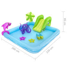 BESTWAY 53052 Aquarium Play Centre 7'10" x 6'9" x 34"