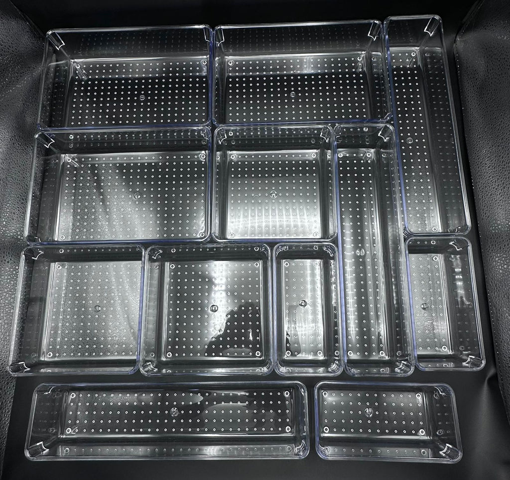 Turkish Crafted Acrylic Multipurpose Organizer Set of 4