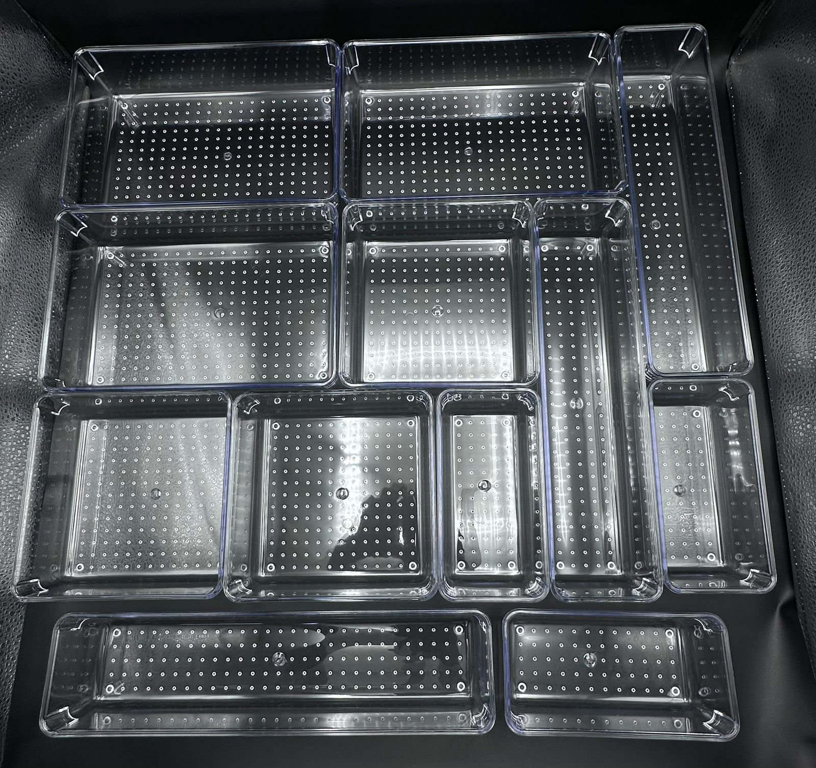 Turkish Crafted Acrylic Multipurpose Organizer Set of 4