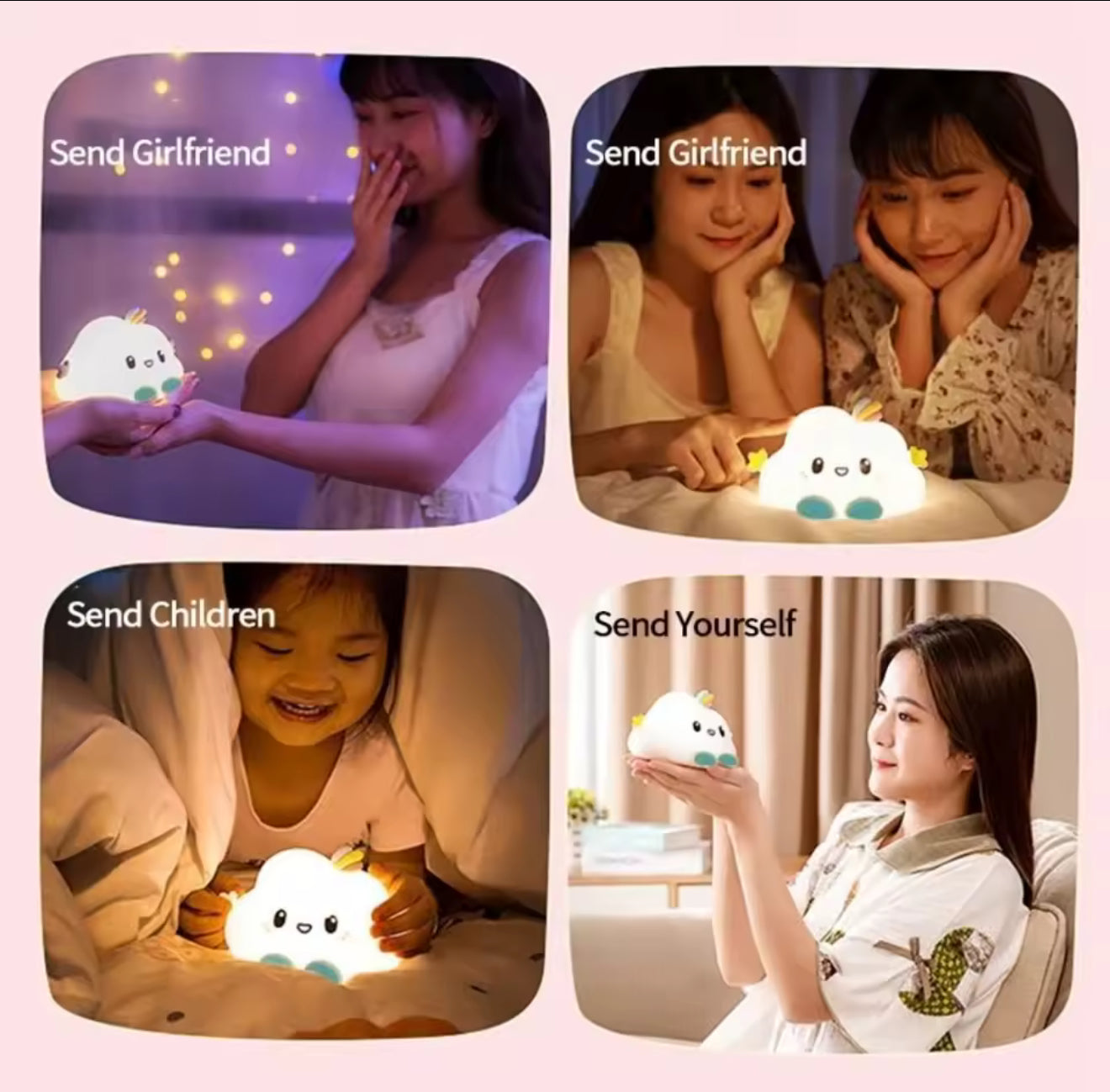 Cloud silicone lamp