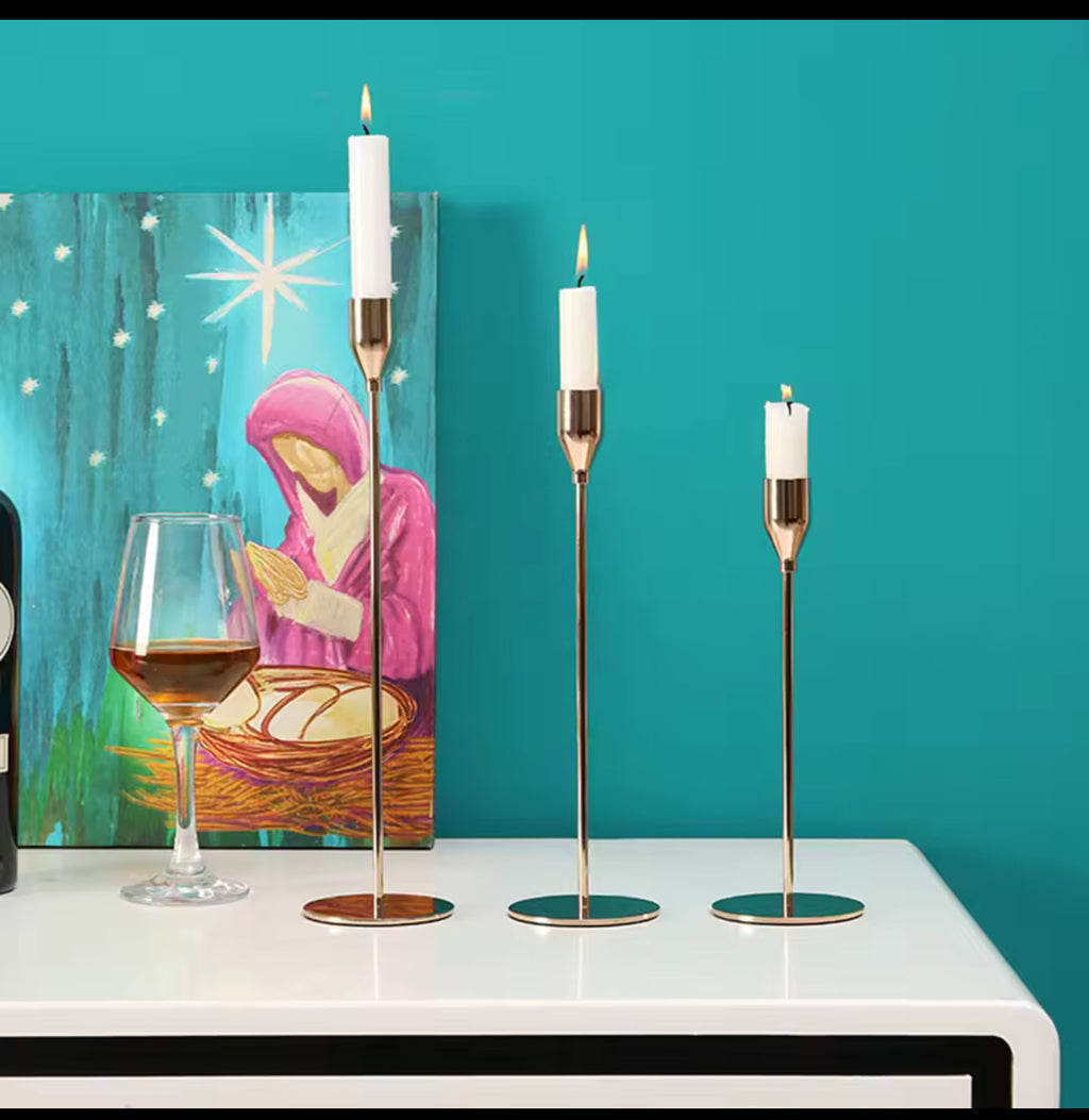 Candle stands with Led candles