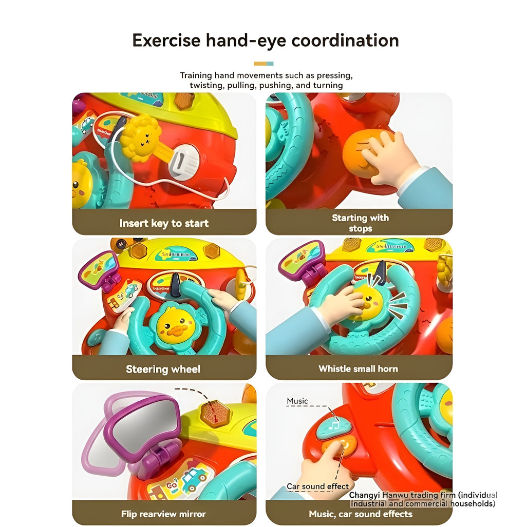Baby Sensory Steering Wheel Toy