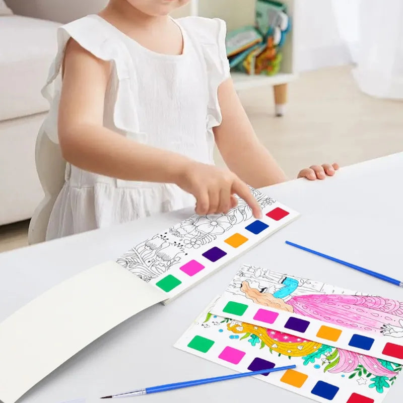 Watercolor painting book
