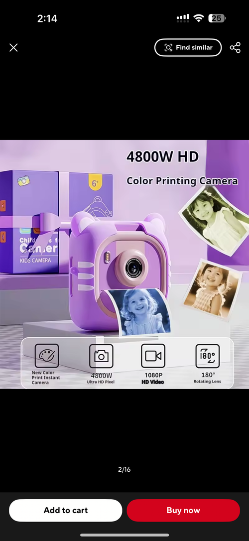 Instant print Camera