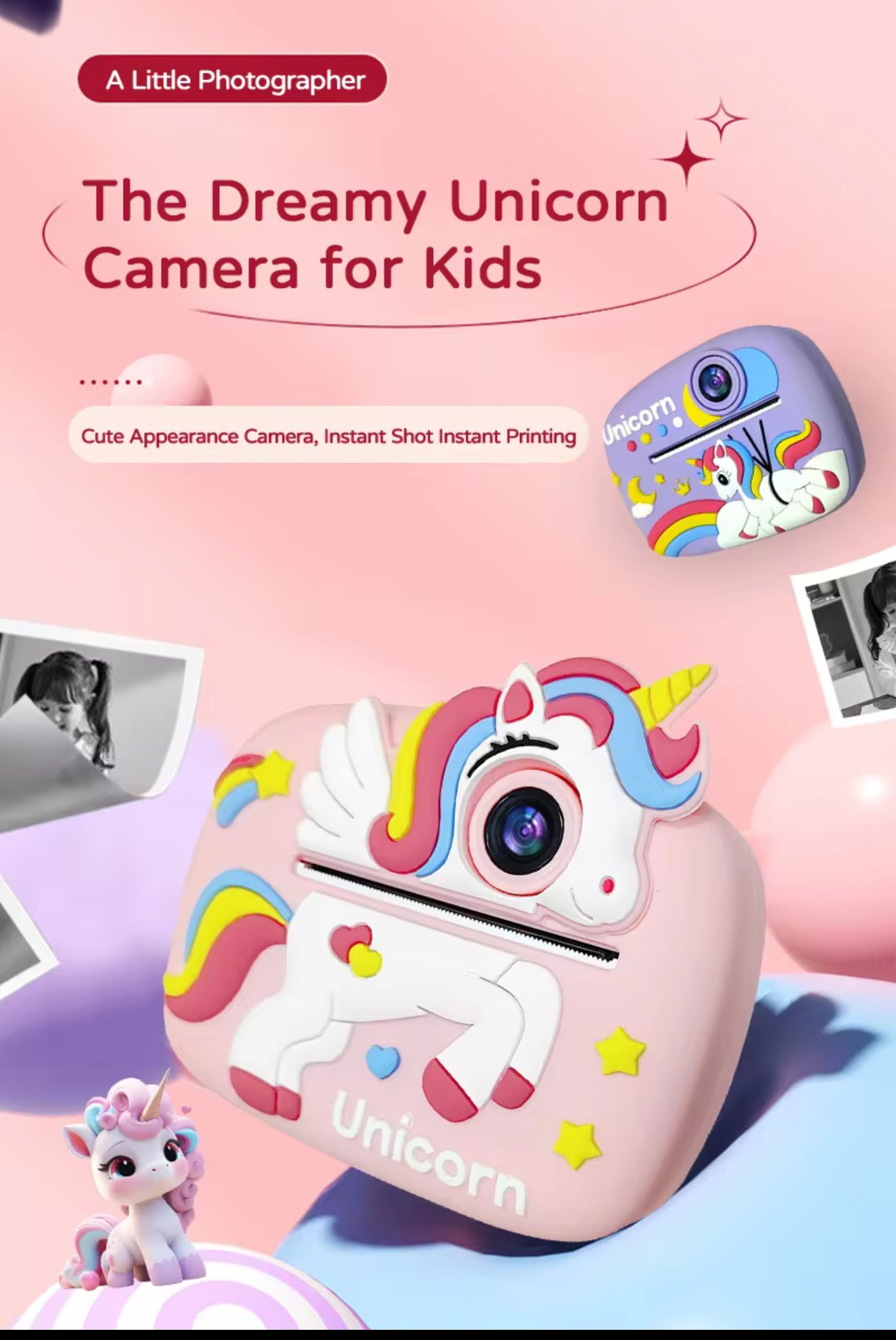 Instant print camera