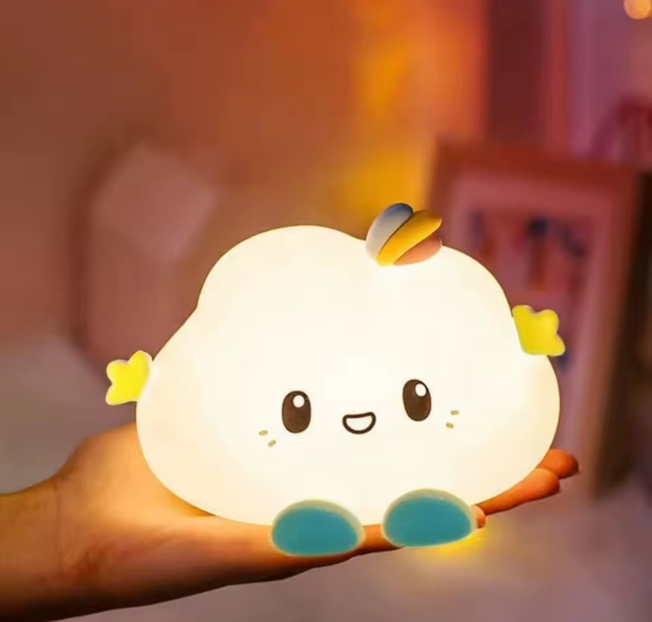 Cloud silicone lamp