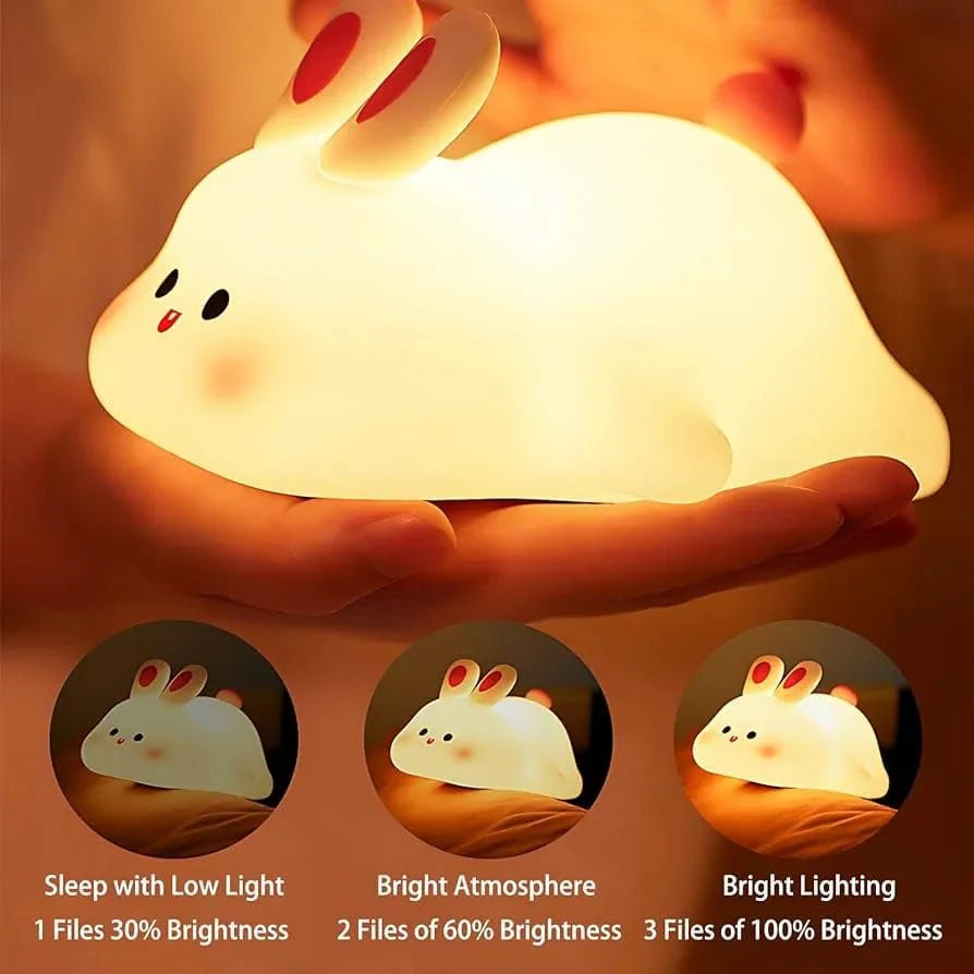 Rabbit silicone lamp