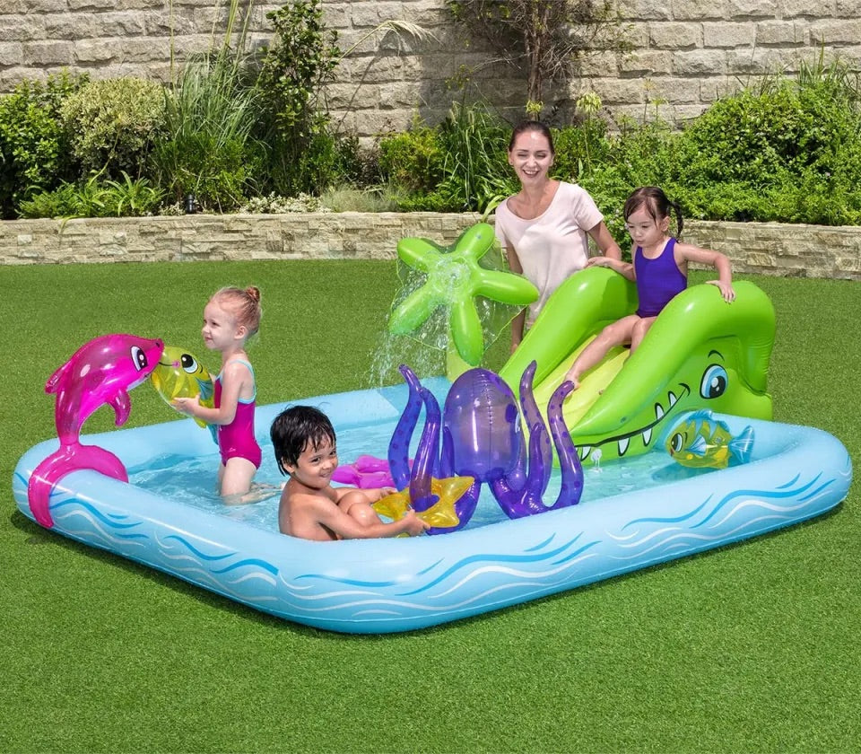 BESTWAY 53052 Aquarium Play Centre 7'10" x 6'9" x 34"
