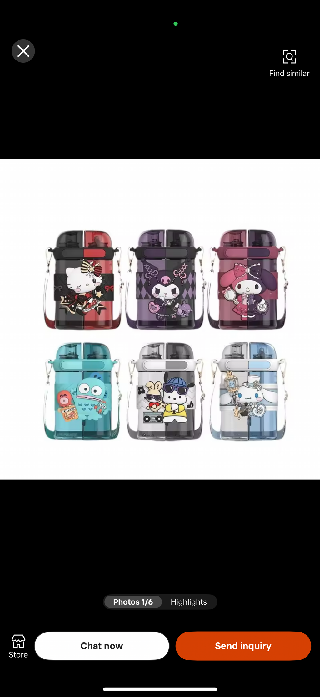 Partition Sanrio sipper