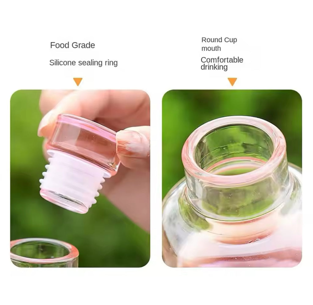Clear transparent bottle (plastic)