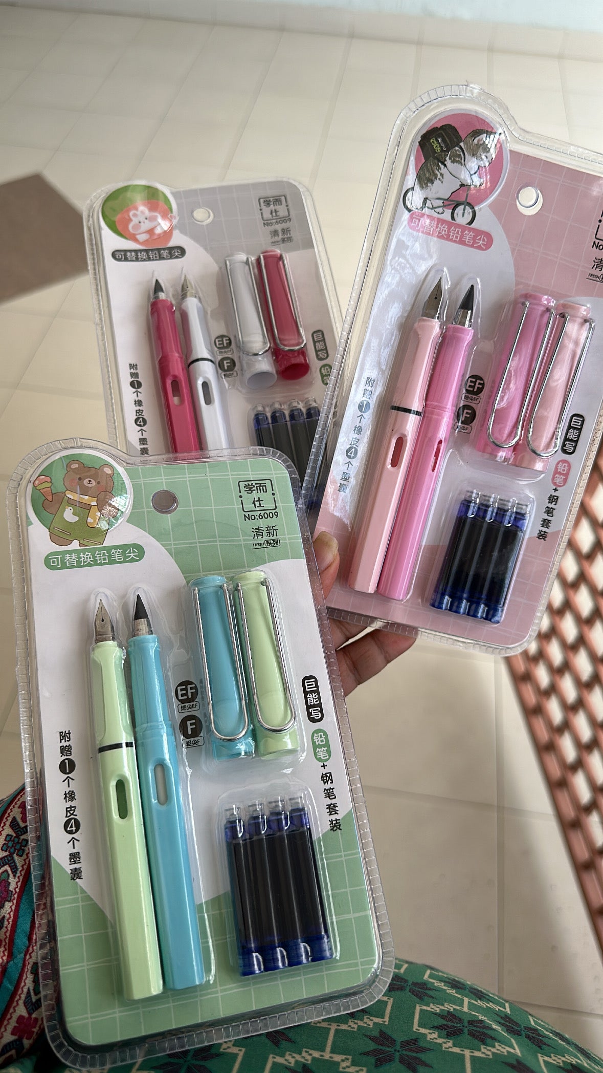 Unlimited writing pencil with pen and eraser