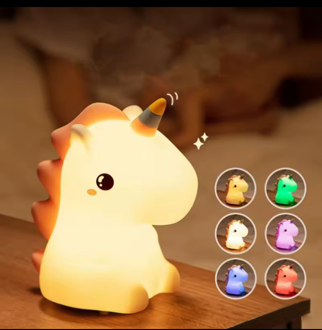 Unicorn silicone lamp