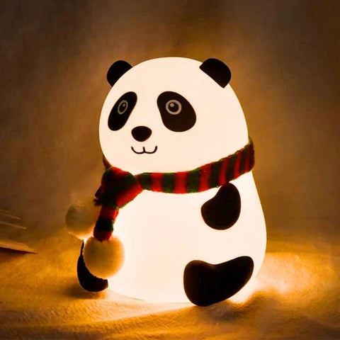 Silicone Touch Night Lamp | Rechargeable 7-Color LED Bedside Lamp