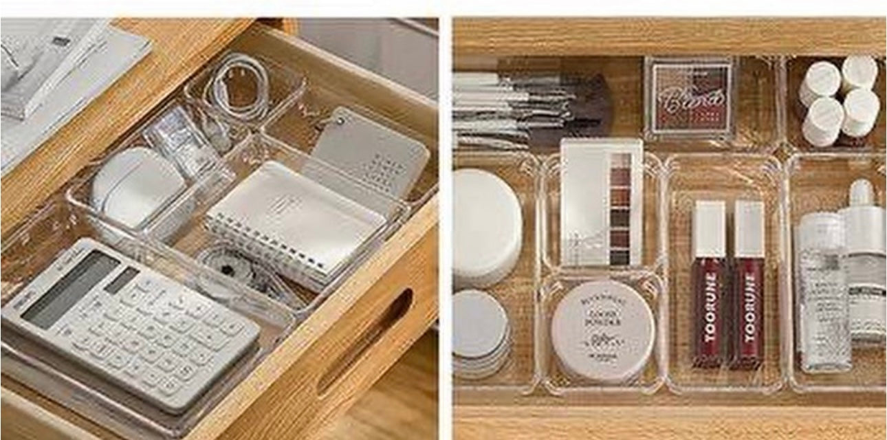 Turkish Crafted Acrylic Multipurpose Organizer Set of 4