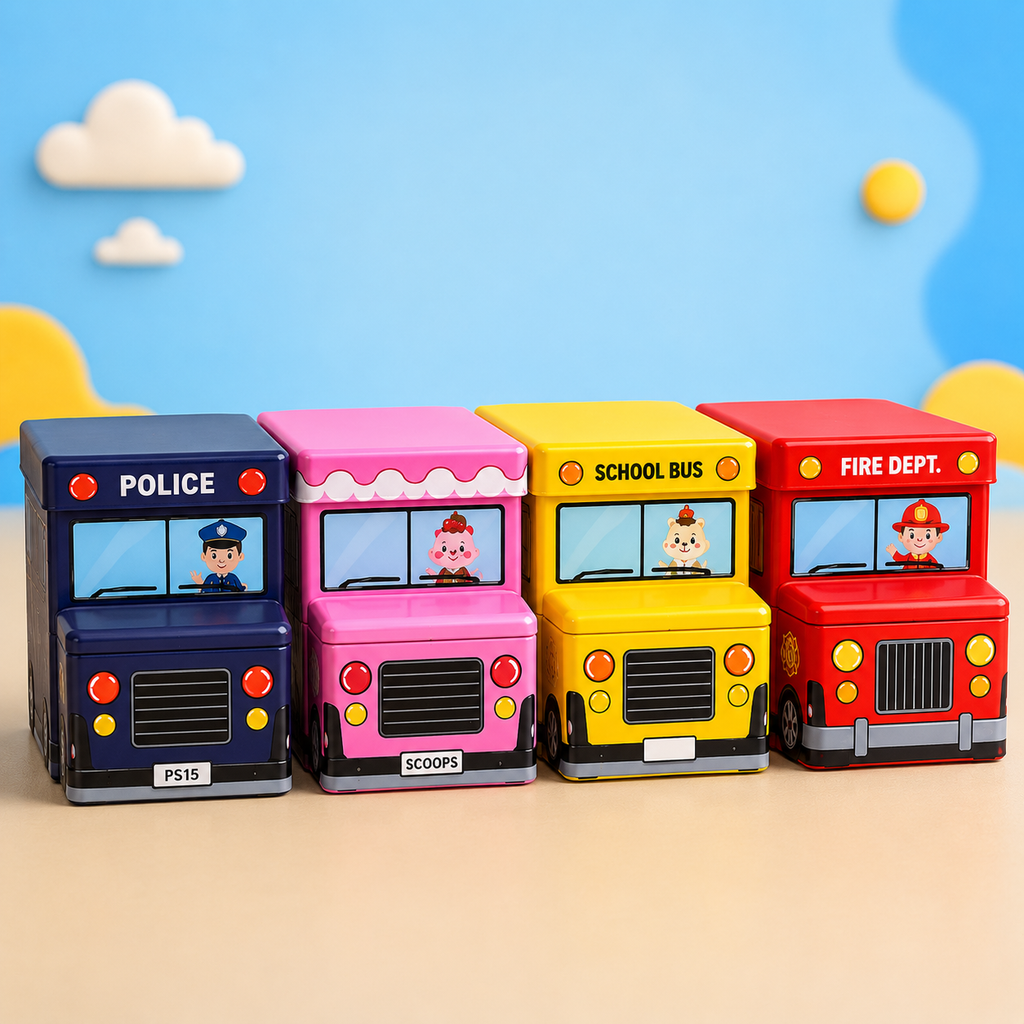 Kids Vehicle Storage Box Organizer