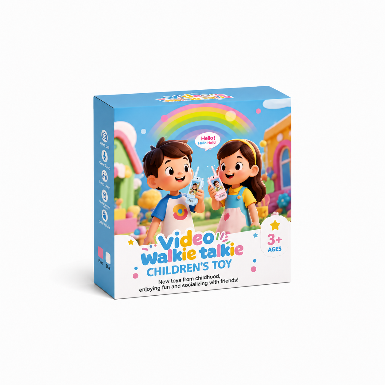 Video call Walkie Talkie set - Communication - Rechargeable