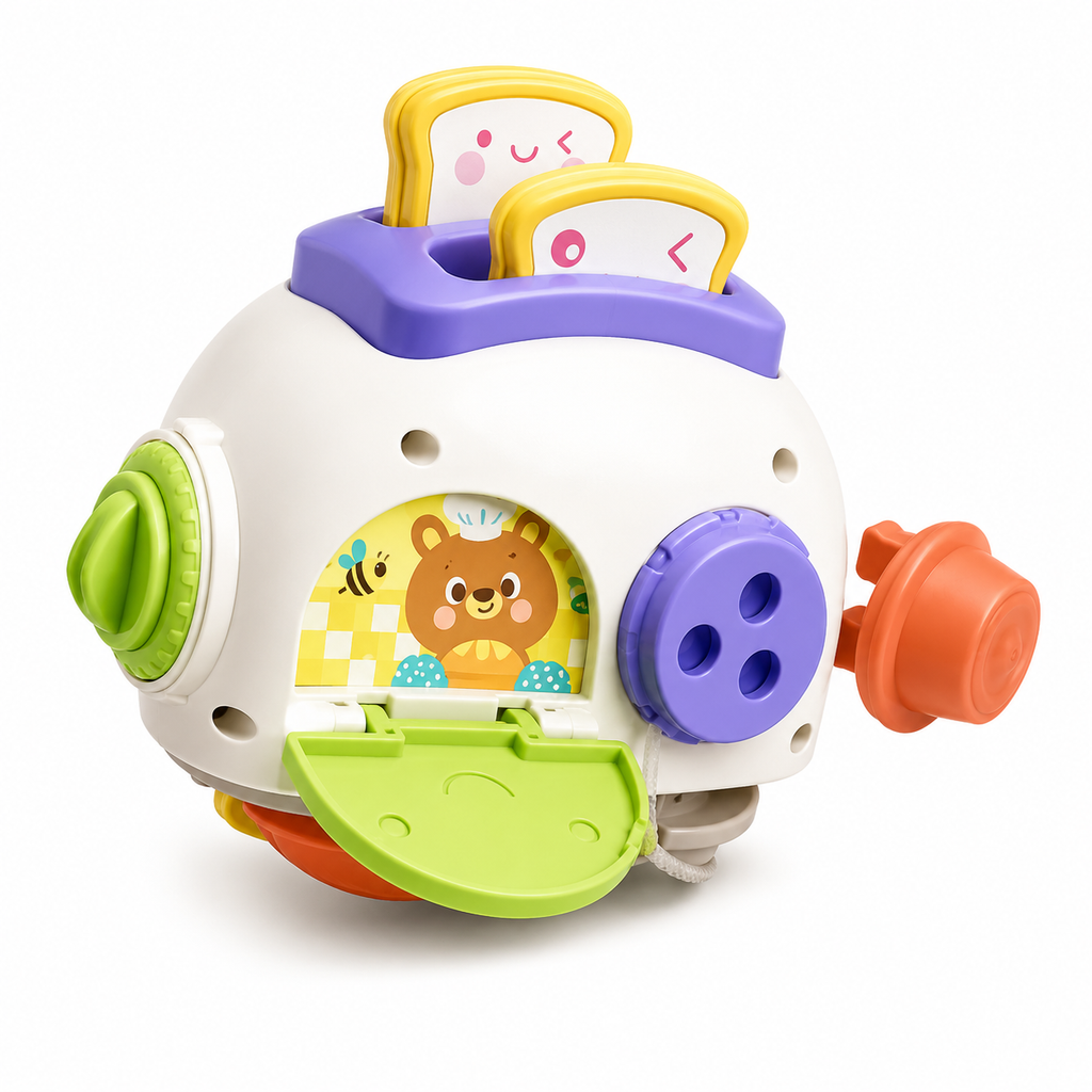 Busy Cube Toy | 6-in-1 Montessori