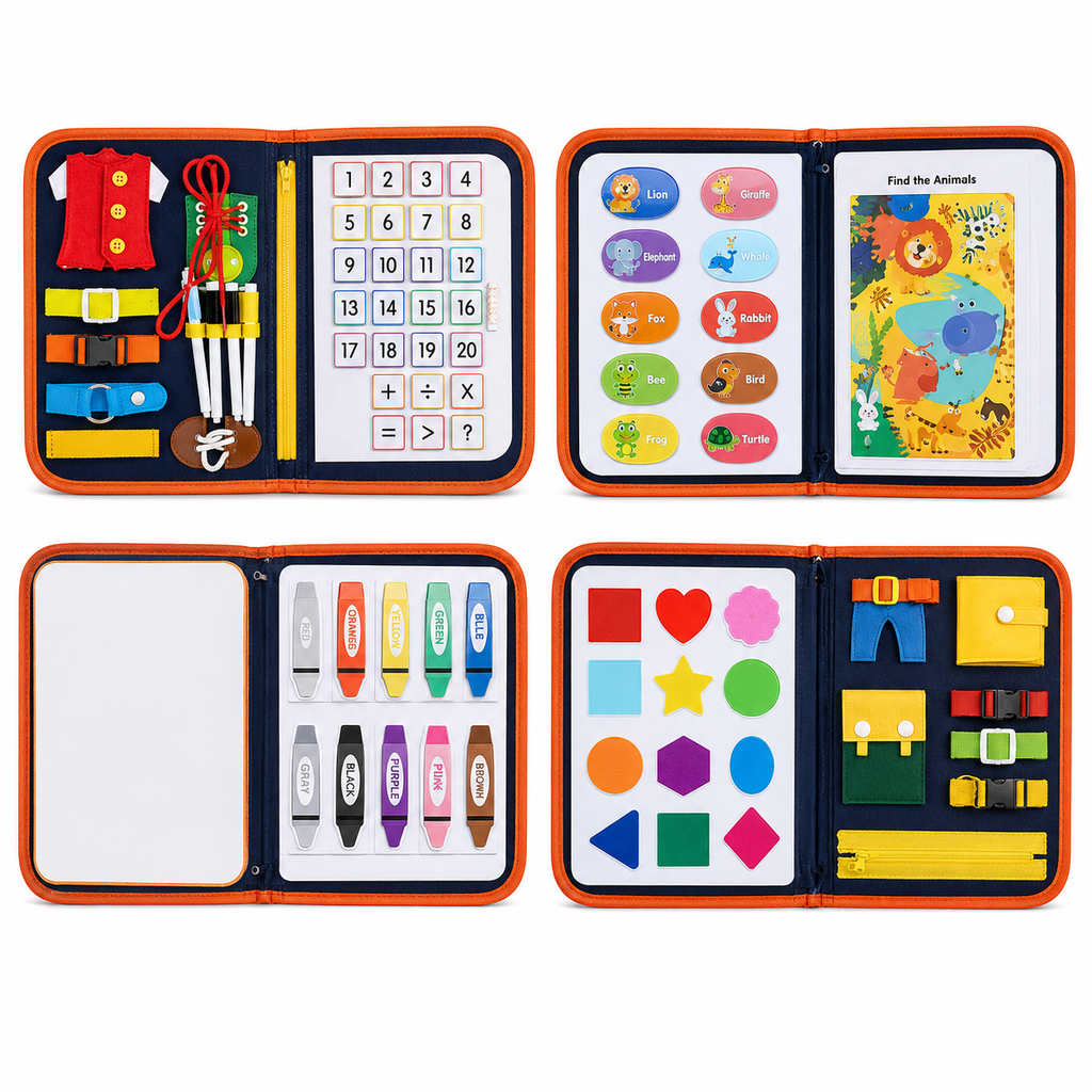 Montessori Busy Board for Kids