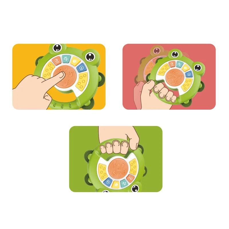 Frog hand drum