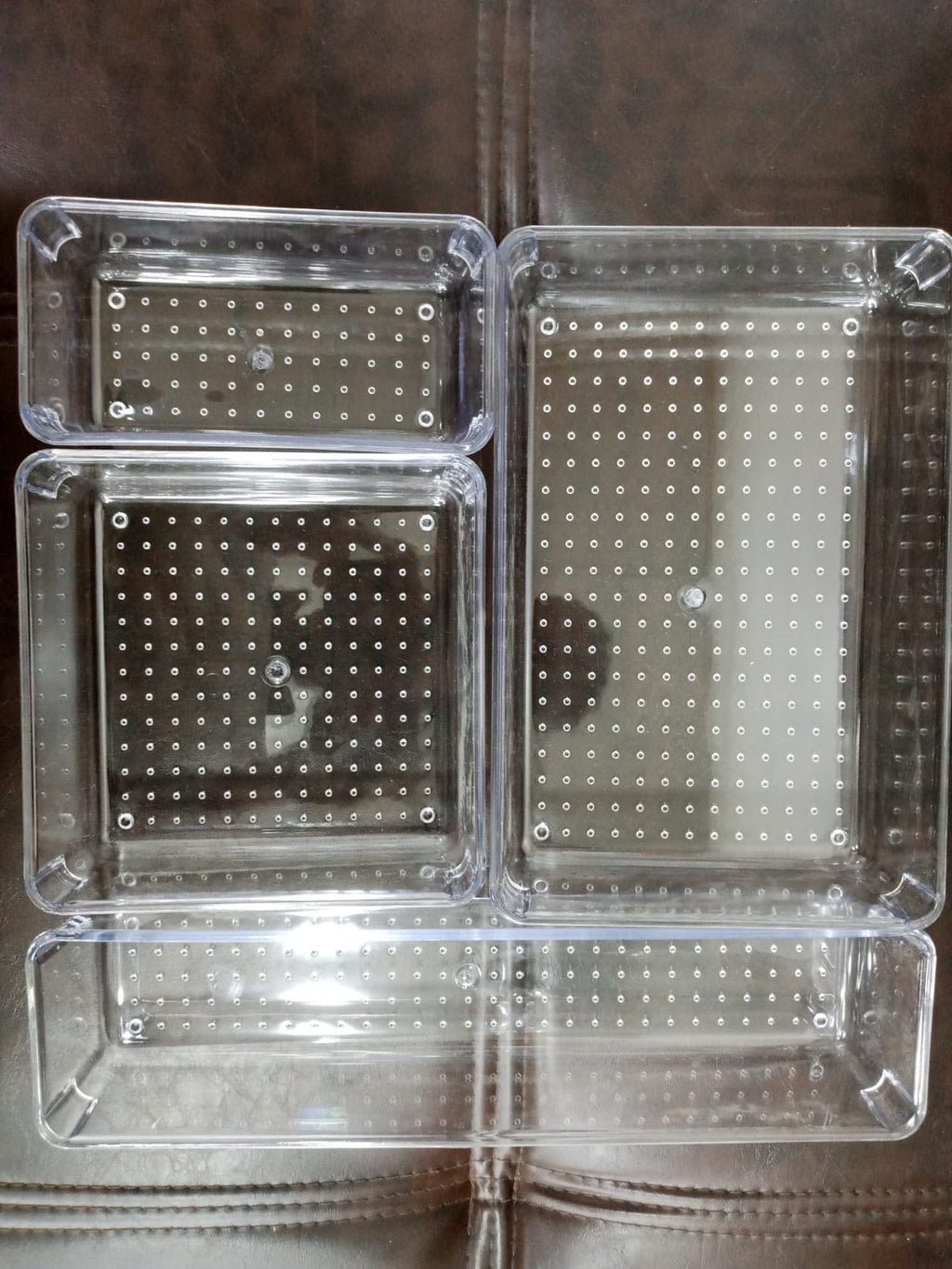 Turkish Crafted Acrylic Multipurpose Organizer Set of 4