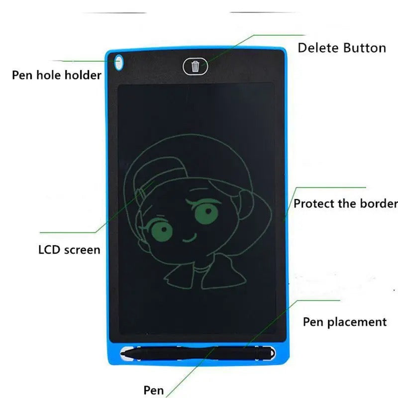 8.5/inch LCD Writing Tablet Drawing Board Children's Graffiti Sketchpad Toys Handwriting Blackboard Magic Drawing Board
