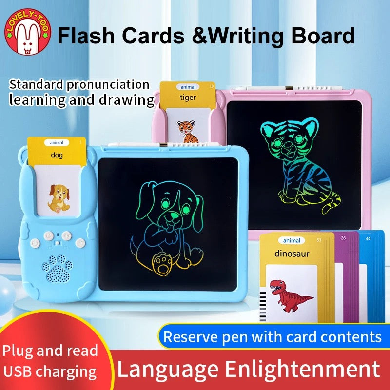 Flash card reader and lcd tablet