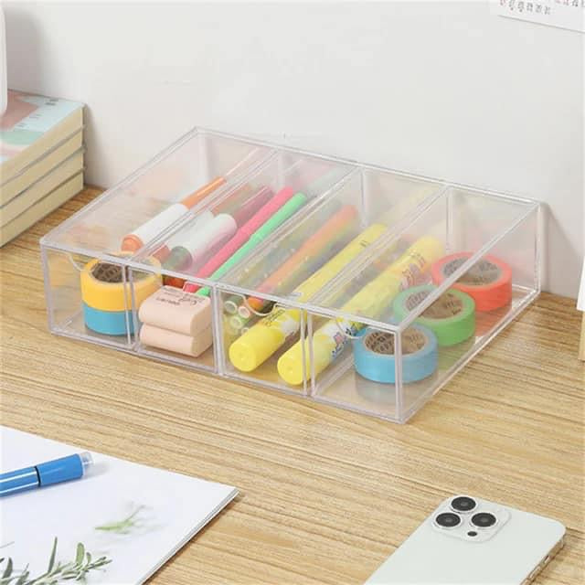 Acrylic desktop organiser