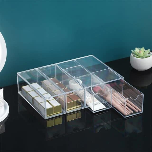 Acrylic desktop organiser