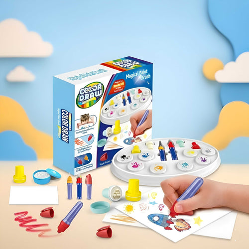 Magic Painting Kit with Light-Up Brush & Color Wonder Paper