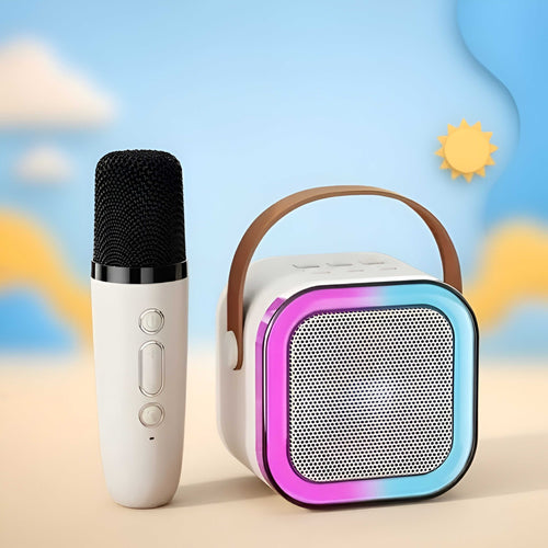 Kids 4-in-1 Karaoke Machine with Wireless Microphone