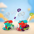 Kids Automatic Bubble Machine Toy with LED Lights