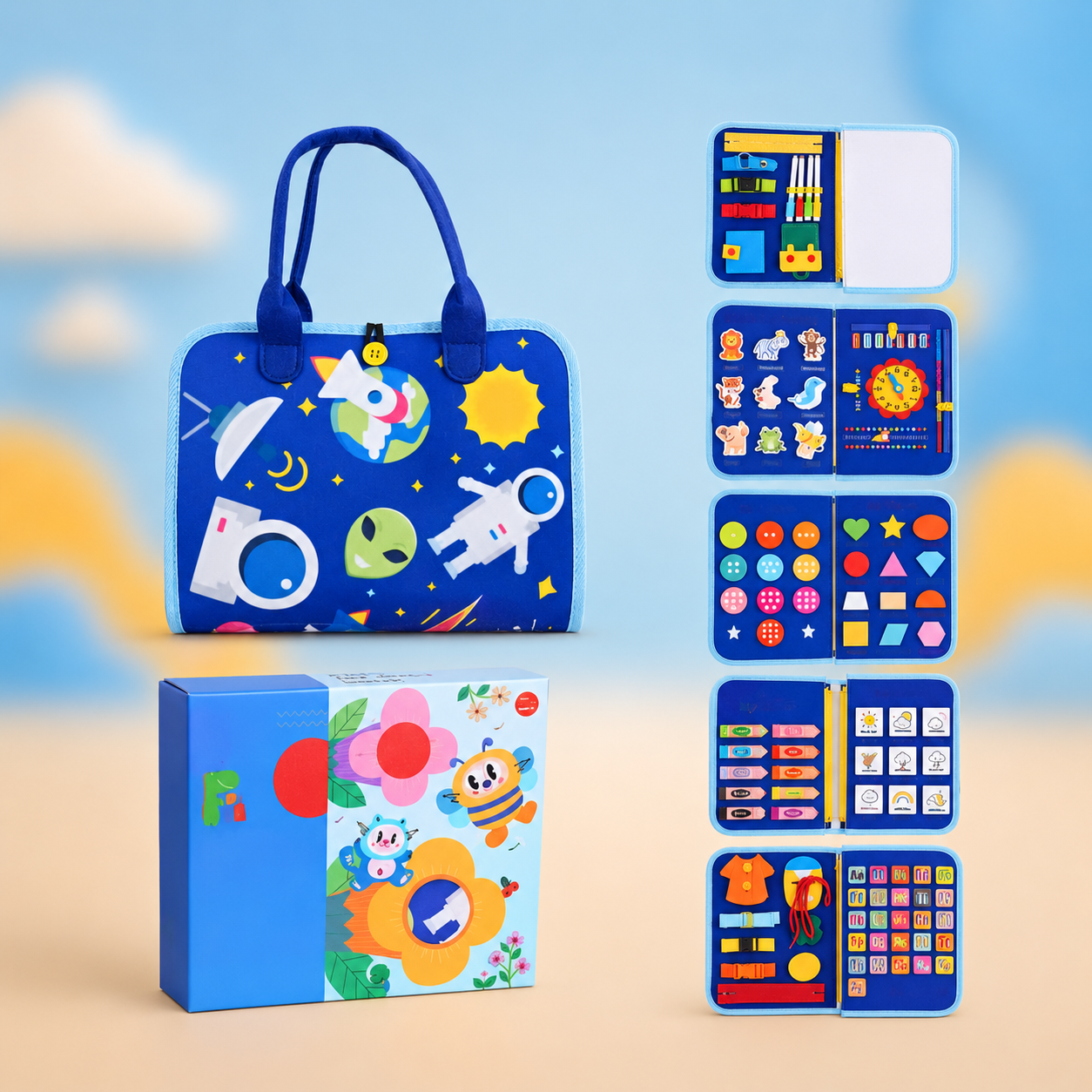 Montessori Busy Board for Kids