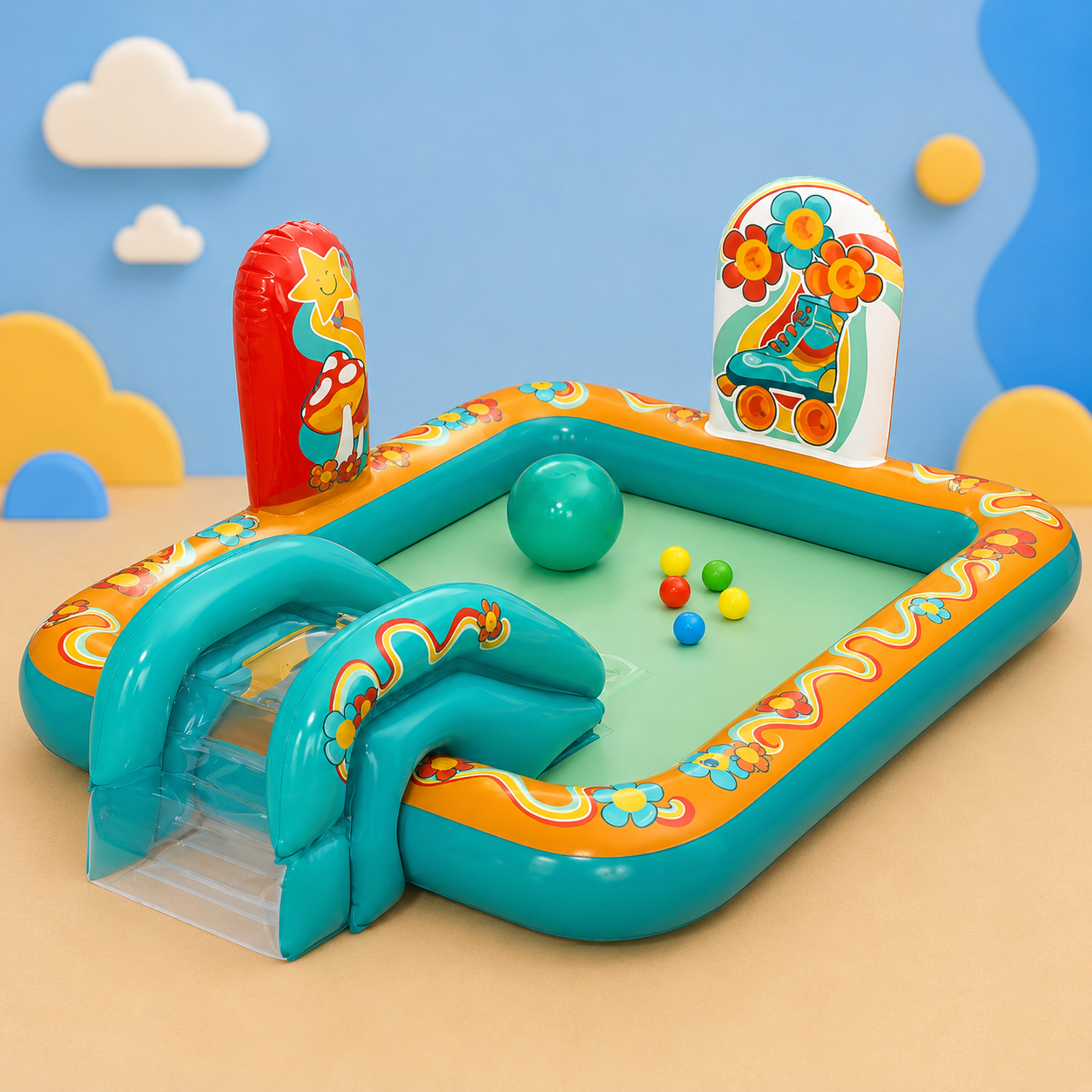 Bestway Inflatable Play Center RETRO GROOVE 53164