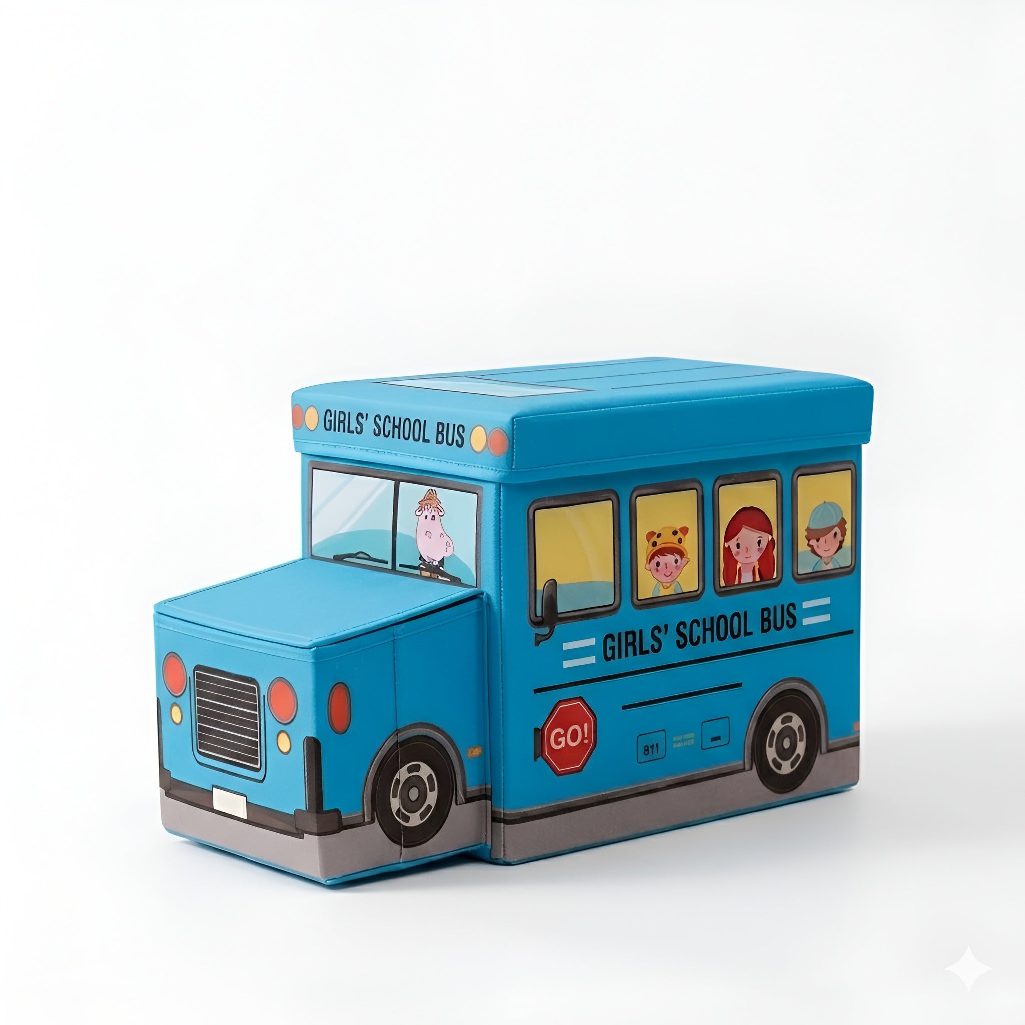 Kids Vehicle Storage Box Organizer