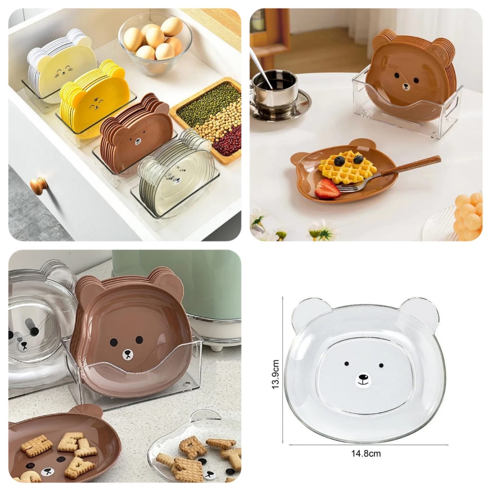 Reusable bear plates