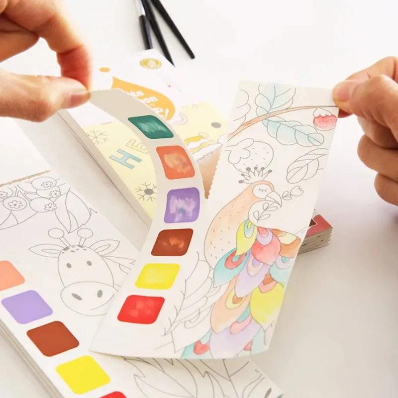 Watercolor painting book