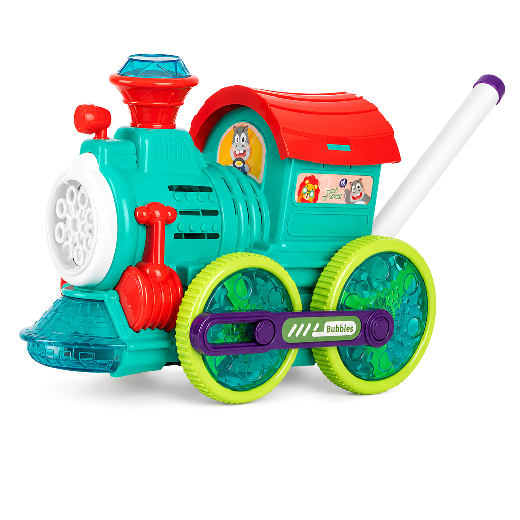 Kids Automatic Bubble Machine Toy with LED Lights