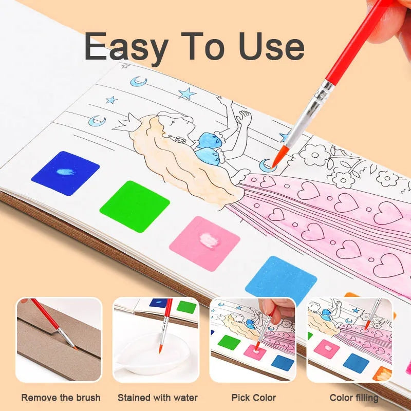 Watercolor painting book
