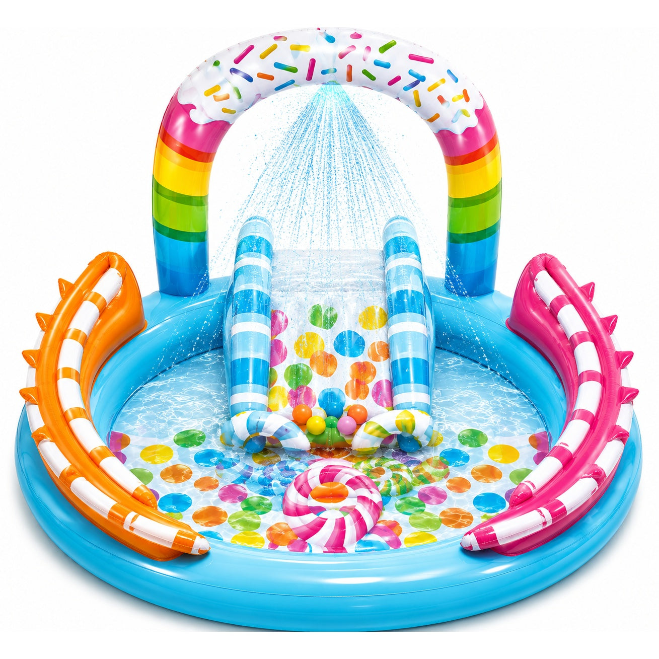 Bestway Splash & Play Inflatable Kiddie Pool with Sprinkler